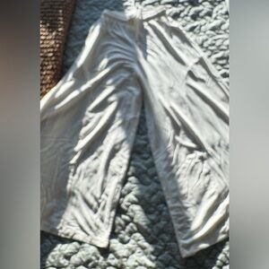 FARM Rio Cream Wide Leg Pants